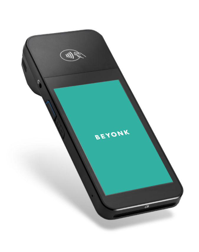 Beyonk card reader for taking payments at the gate